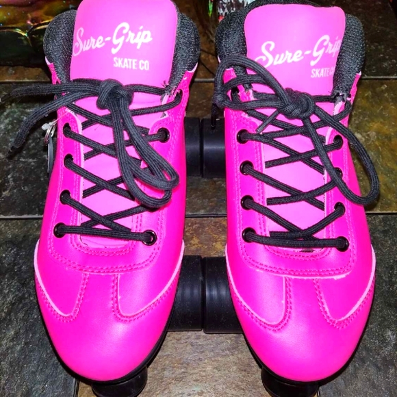 Sure Grip Cyclone Pink Skate - Picture 1 of 5